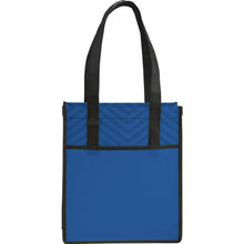 Personalise Printed Chevron Non-Woven  Shopper Tote with Logo | Eco Gifts
