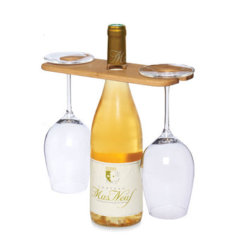 Personalise Wine Bottle Glass Carrier with Logo | Eco Gifts