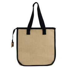 Personalise Laminated Jute Shopper with Insulation with Logo | Eco Gifts