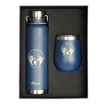 Personalise Drinkware Gift Set with Logo | Eco Gifts