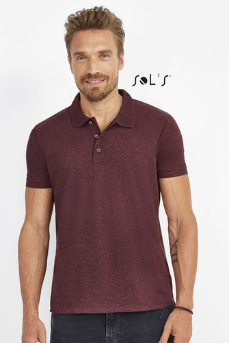 Custom Phoenix Men's Cotton-elastane Polo Shirt with Logo