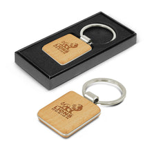 Personalise Echo Key Ring - Square - Custom Eco Friendly Gifts Online