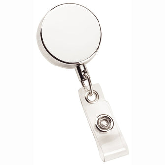 Personalise Metal Zip Pull Badge Holder with Logo | Eco Gifts