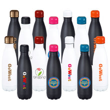 Personalise Mix-n-match Copper Vacuum Insulated Bottle with Logo | Eco Gifts