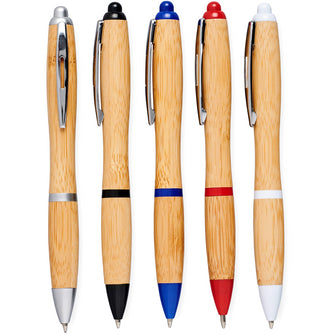 Personalise Nash Bamboo Ballpoint Pen with Logo | Eco Gifts