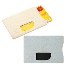 Personalise Wheat Straw RFID Card holder with Logo | Eco Gifts