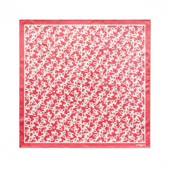 Personalise Silk Scarf Hirondelle Corail - Custom Eco Friendly Gifts Online