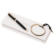 Personalise Set Cacharel Black (ballpoint Pen & Bracelet) - Custom Eco Friendly Gifts Online