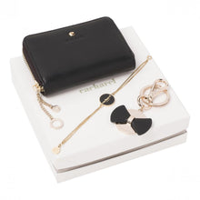 Personalise Set Beaubourg Black (key Ring, Mini Wallet & Bracelet) - Custom Eco Friendly Gifts Online