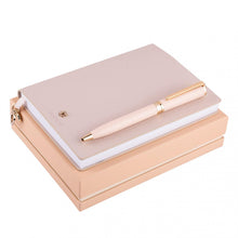 Personalise Set Beaubourg Light Pink (ballpoint Pen & Note Pad A6) - Custom Eco Friendly Gifts Online