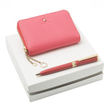 Personalise Set Beaubourg Corail (ballpoint Pen & Mini Wallet) - Custom Eco Friendly Gifts Online