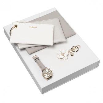 Personalise Set Madeleine (key Ring, Watch & Cosmetic Bag) - Custom Eco Friendly Gifts Online
