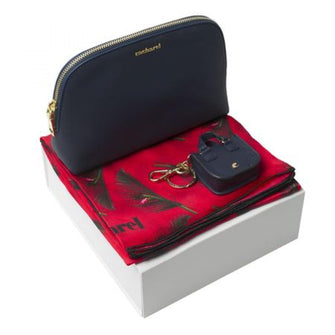 Personalise Set Victoire (key Ring, Silk Scarf & Cosmetic Bag) - Custom Eco Friendly Gifts Online