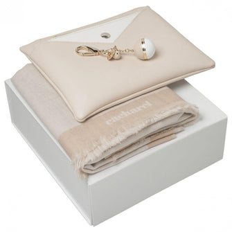 Personalise Set Bird Beige (key Ring, Scarve & Lady Bag) - Custom Eco Friendly Gifts Online