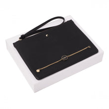 Personalise Set Beaubourg Black (clutch & Bracelet) - Custom Eco Friendly Gifts Online