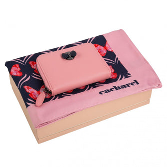 Personalise Set Cacharel (mini Wallet & Silk Scarf) - Custom Eco Friendly Gifts Online