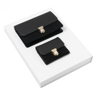 Personalise Set Montmartre Black (mini Wallet & Lady Bag) - Custom Eco Friendly Gifts Online
