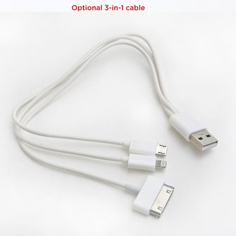 Personalise 3-in-1 Cable for Power Banks with Logo | Eco Gifts