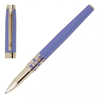 Personalise Rollerball Pen Hortense Bright Blue - Custom Eco Friendly Gifts Online