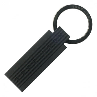 Personalise Key Ring Edge Black - Custom Eco Friendly Gifts Online