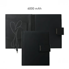 Personalise Folder A5 + Power Bank New Loop Black - Custom Eco Friendly Gifts Online