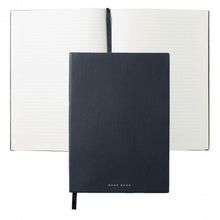 Personalise Note Pad A4 Stripe Soft Blue - Custom Eco Friendly Gifts Online