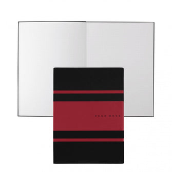 Personalise Note Pad A5 Gear Matrix Red - Custom Eco Friendly Gifts Online