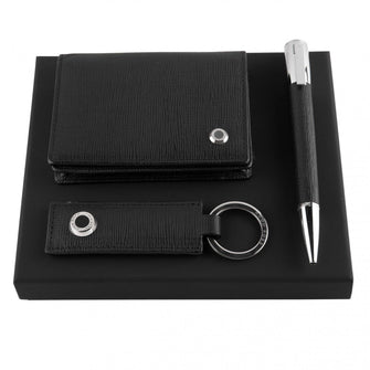 Personalise Set Hugo Boss (ballpoint Pen, Key Ring & Card Holder) - Custom Eco Friendly Gifts Online