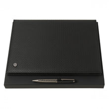 Personalise Set Epitome Black (ballpoint Pen & Folder A4) - Custom Eco Friendly Gifts Online