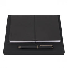 Personalise Set Hugo Boss Black (ballpoint Pen & Note Pad A5) - Custom Eco Friendly Gifts Online