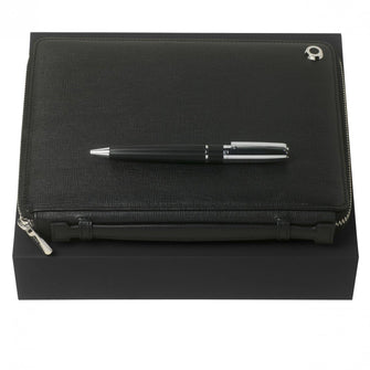 Personalise Set Hugo Boss (ballpoint Pen & Conference Folder A5) - Custom Eco Friendly Gifts Online