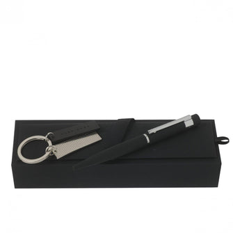 Personalise Set Hugo Boss (ballpoint Pen & Key Ring) - Custom Eco Friendly Gifts Online