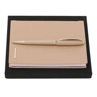 Personalise Set Essential Lady Nude (ballpoint Pen & Note Pad A6) - Custom Eco Friendly Gifts Online