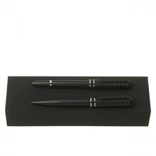 Personalise Set Level Structure Black (ballpoint Pen & Fountain Pen) - Custom Eco Friendly Gifts Online