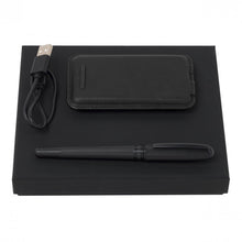 Personalise Set Hugo Boss Black (rollerball Pen & Power Bank) - Custom Eco Friendly Gifts Online