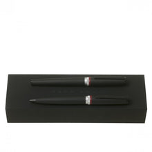 Personalise Set Gear Black (ballpoint Pen & Rollerball Pen) - Custom Eco Friendly Gifts Online