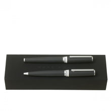 Personalise Set Gear Grey (ballpoint Pen & Rollerball Pen) - Custom Eco Friendly Gifts Online