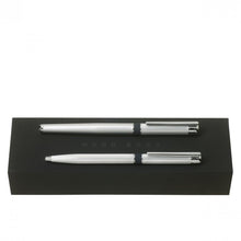 Personalise Set Sash Chrome (ballpoint Pen & Rollerball Pen) - Custom Eco Friendly Gifts Online