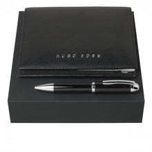 Personalise Set Hugo Boss Black (ballpoint Pen & Folder A6) - Custom Eco Friendly Gifts Online