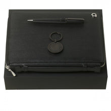 Personalise Set Hugo Boss Black (ballpoint Pen Pad, Conference Folder A5 & Key Ring) - Custom Eco Friendly Gifts Online