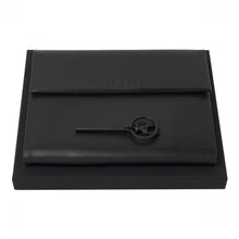 Personalise Set Hugo Boss Black (conference Folder A5 & Key Ring) - Custom Eco Friendly Gifts Online