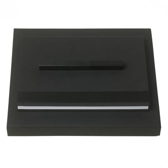 Personalise Set Edge Black (rollerball Pen & Note Pad A5) - Custom Eco Friendly Gifts Online