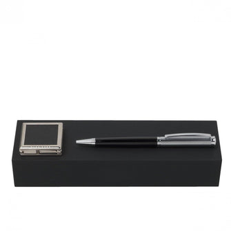 Personalise Set Hugo Boss (ballpoint Pen & Bag Hanger) - Custom Eco Friendly Gifts Online