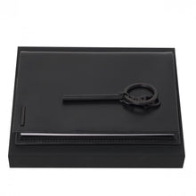 Personalise Set Hugo Boss Black (key Ring & Notebook Cover) - Custom Eco Friendly Gifts Online