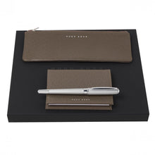 Personalise Set Hugo Boss (rollerball Pen, Case & Notebook Cover) - Custom Eco Friendly Gifts Online