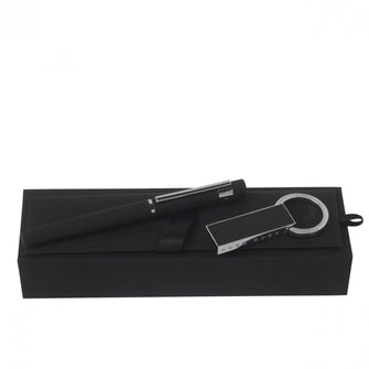 Personalise Set Loop Black (rollerball Pen & Usb Stick) - Custom Eco Friendly Gifts Online
