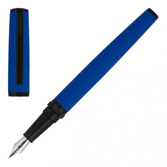 Personalise Fountain Pen Gear Matrix Blue - Custom Eco Friendly Gifts Online
