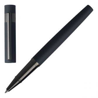 Personalise Rollerball Pen Loop Dark Blue - Custom Eco Friendly Gifts Online