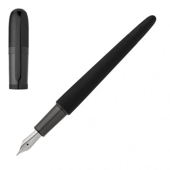 Personalise Fountain Pen Contour Black - Custom Eco Friendly Gifts Online