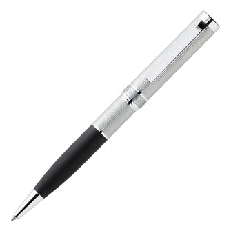Personalise Ballpoint Pen Dual Chrome/ Black - Custom Eco Friendly Gifts Online